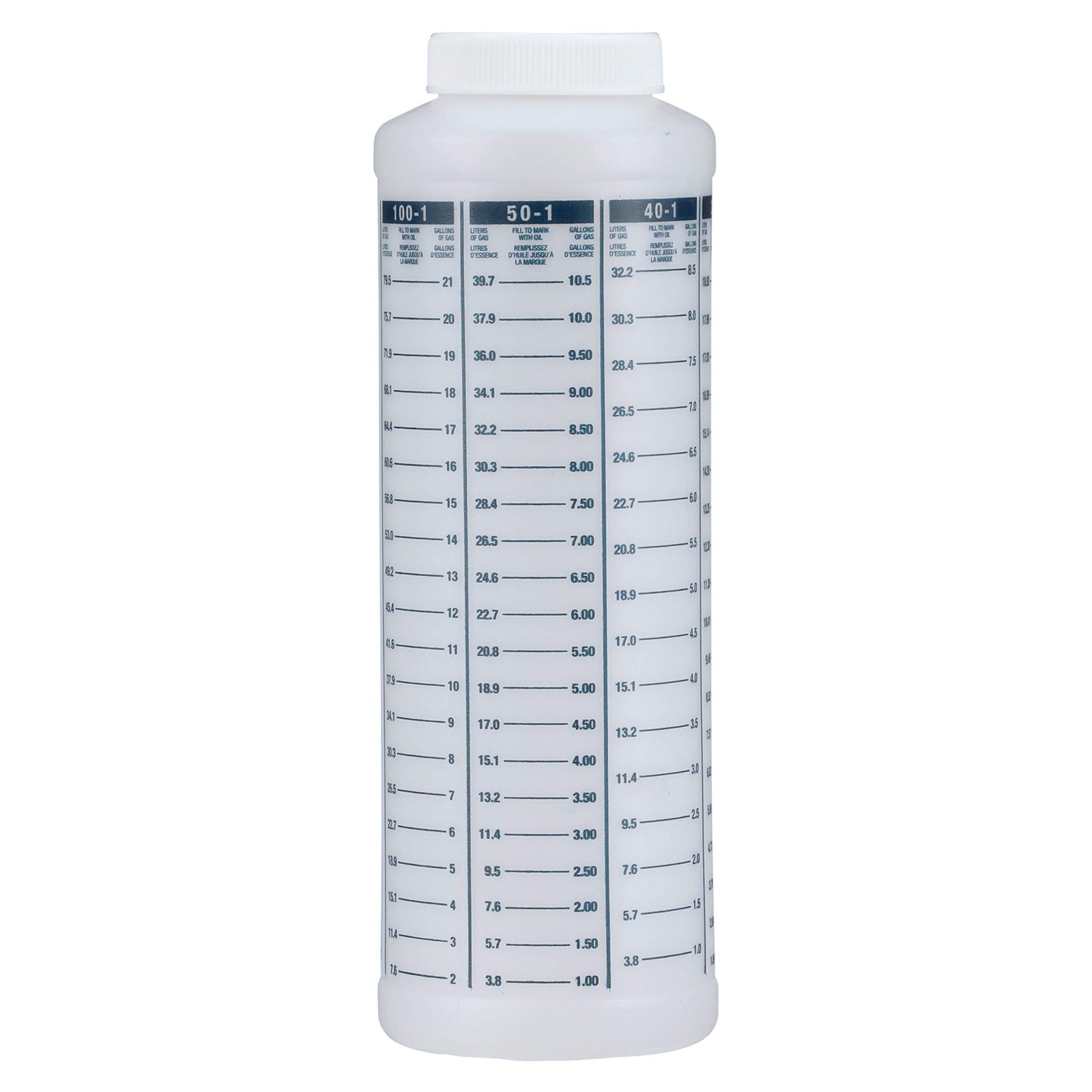 Attwood 11873-1 Wide-mouth Marine Fuel/oil Mixing Bottle 1-Quart, One 