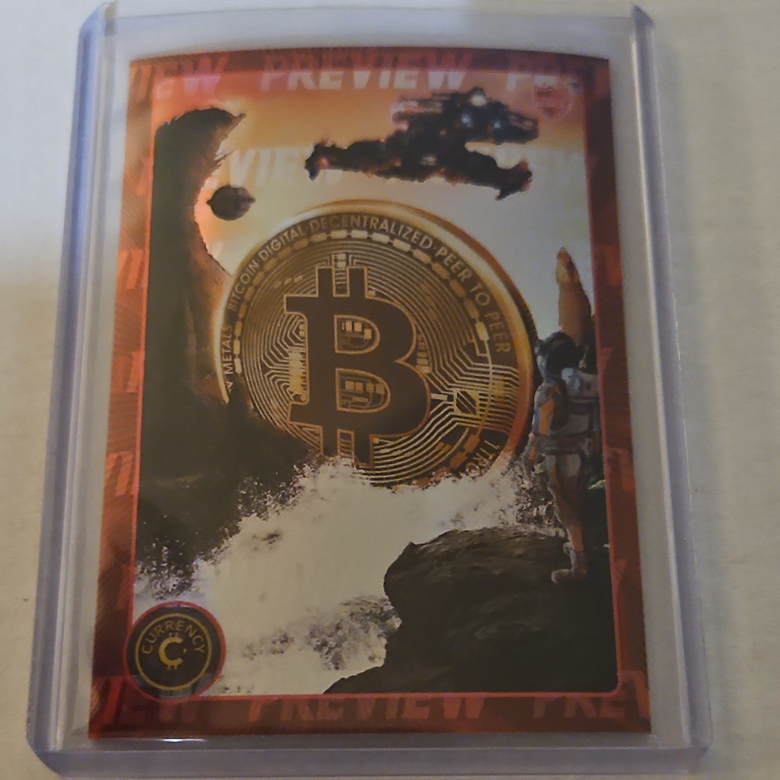 BITCOIN #C5P-10 2025 Cardsmiths SPACE Galactic CURRENCY S5 Preview REFRACTOR SSP BITCOIN #C5P-10 2025 Cardsmiths SPACE Galactic CURRENCY S5 Preview REFRACTOR SSP