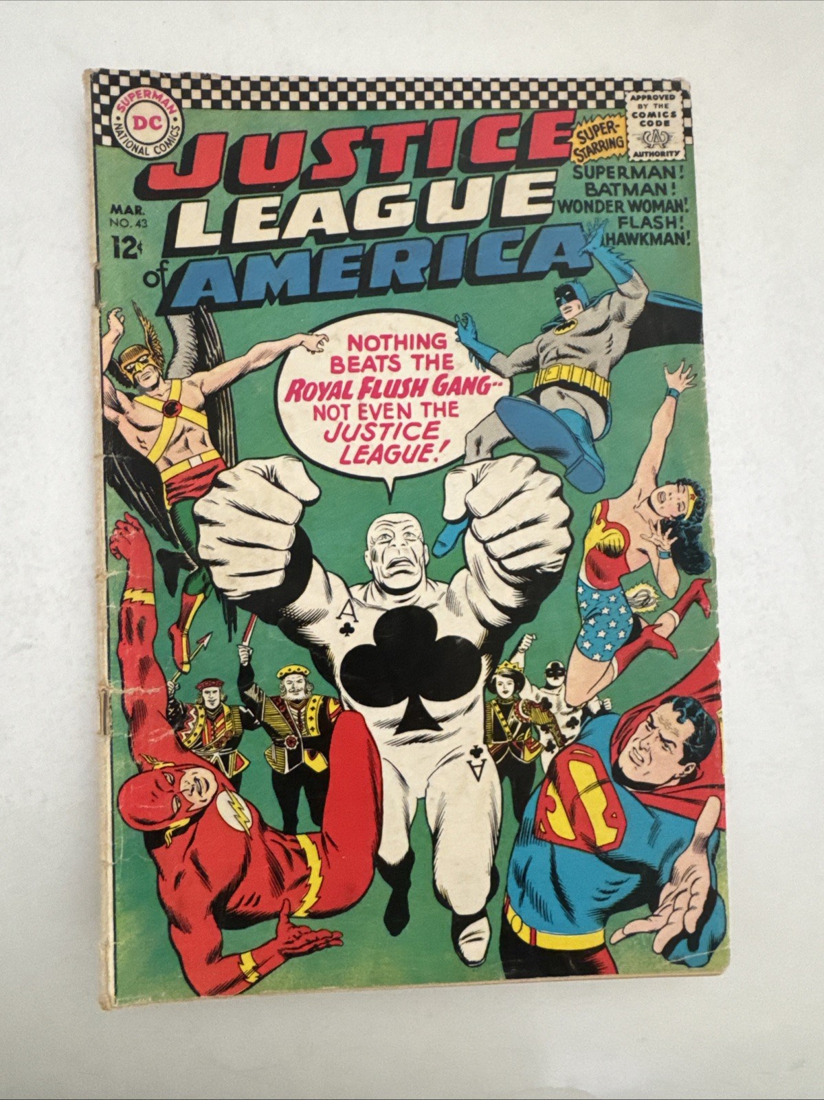 Justice League of America #43 Intro: Royal Flush Gang DC Comics