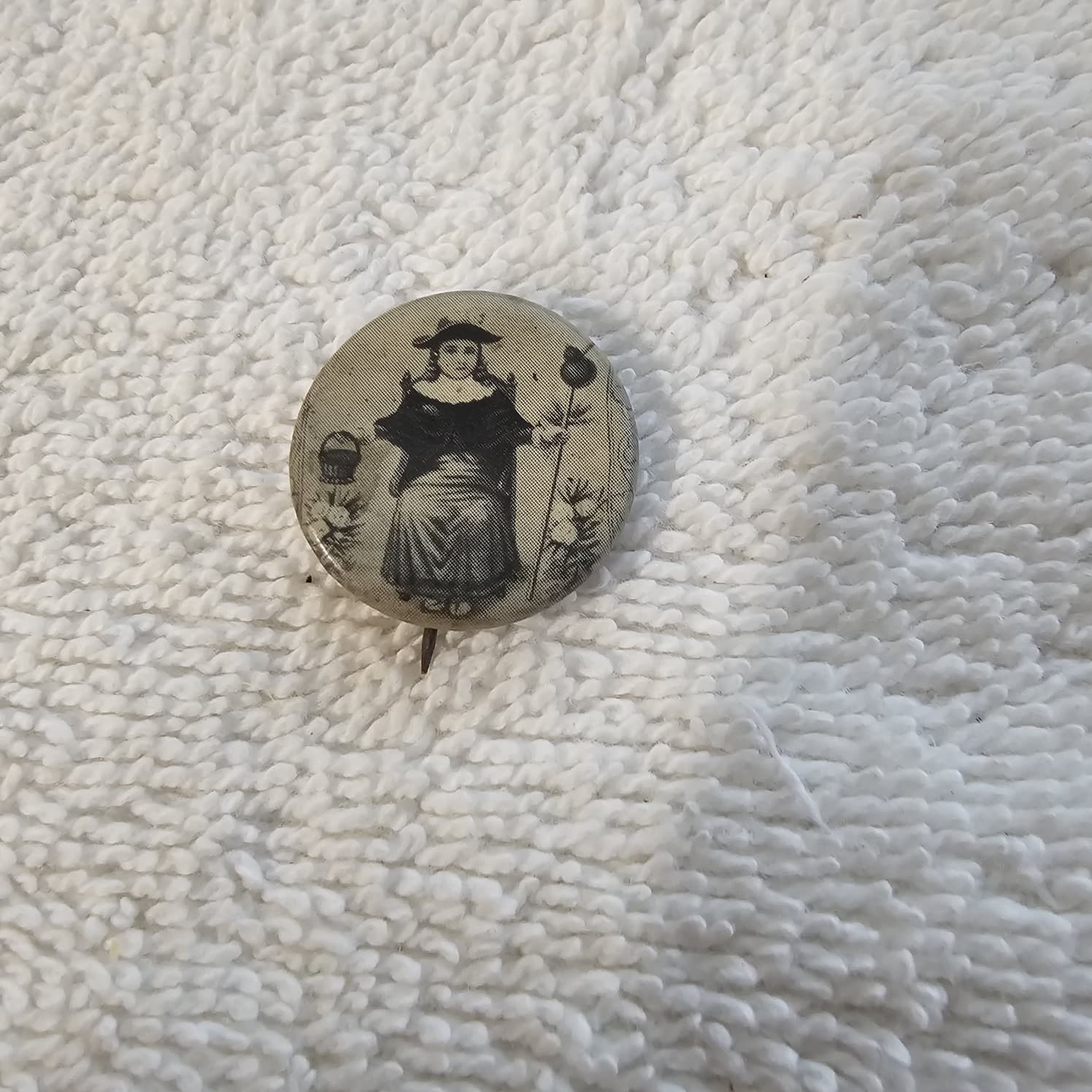VERY RARE 1900-1910 Spanish Bookstore Vintage Pinback Button 1.0