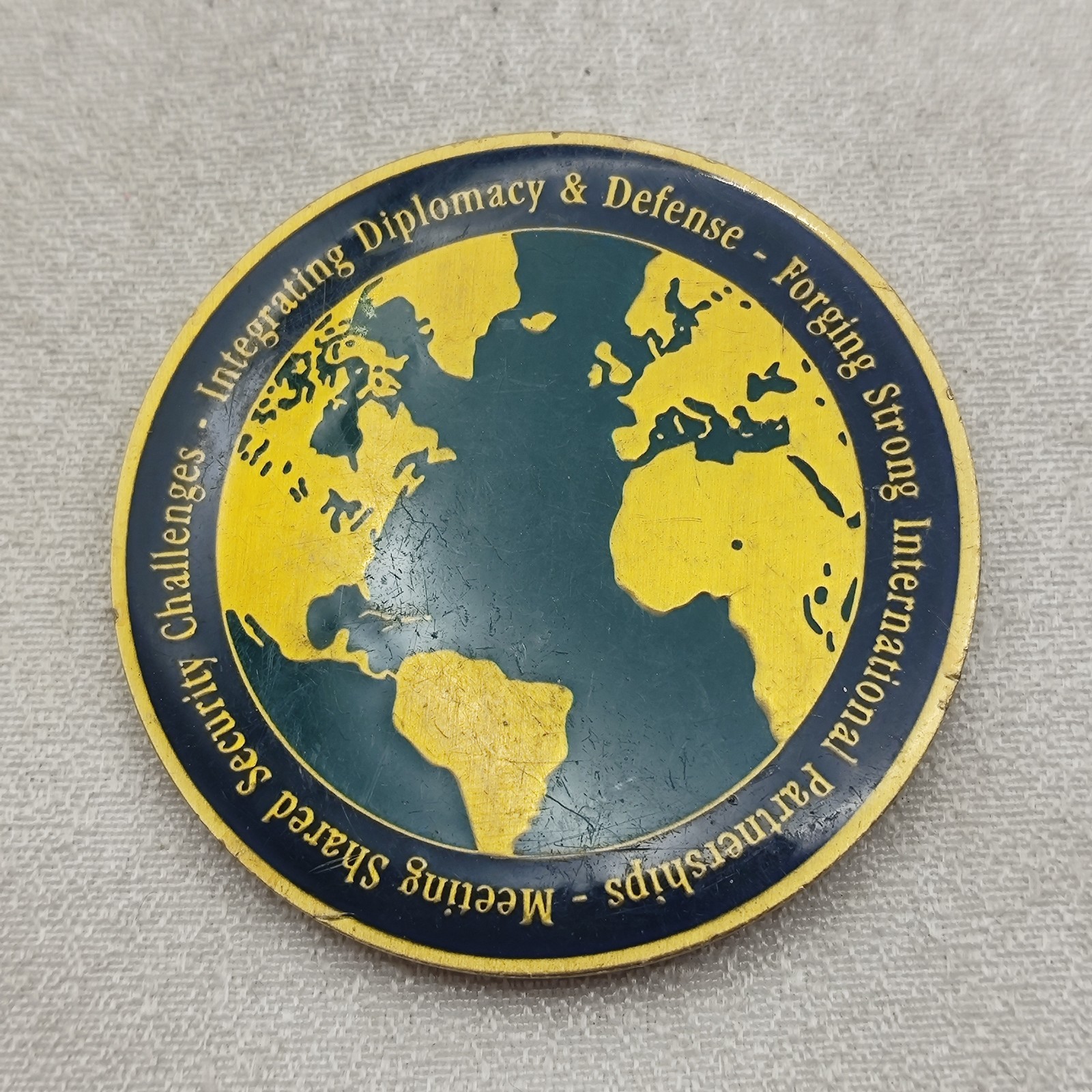 US Dept of State Political Military Affairs Diplomacy Defense Challenge Coin