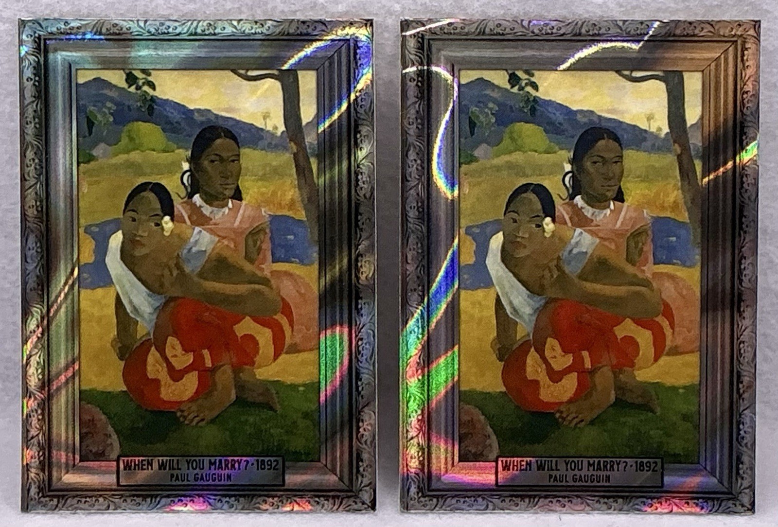2021 Pieces Of The Past Paul Gauguin When Will You Marry “1892” Insert Lot X2