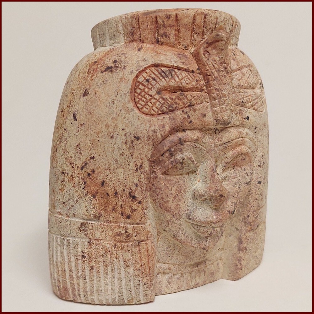Antique Style Carved Stone Egyptian Bust/Statue ~ Ancient Egypt Queen Hatshepsut Antique Style Carved Stone Egyptian Bust/Statue ~ Ancient Egypt Queen Hatshepsut