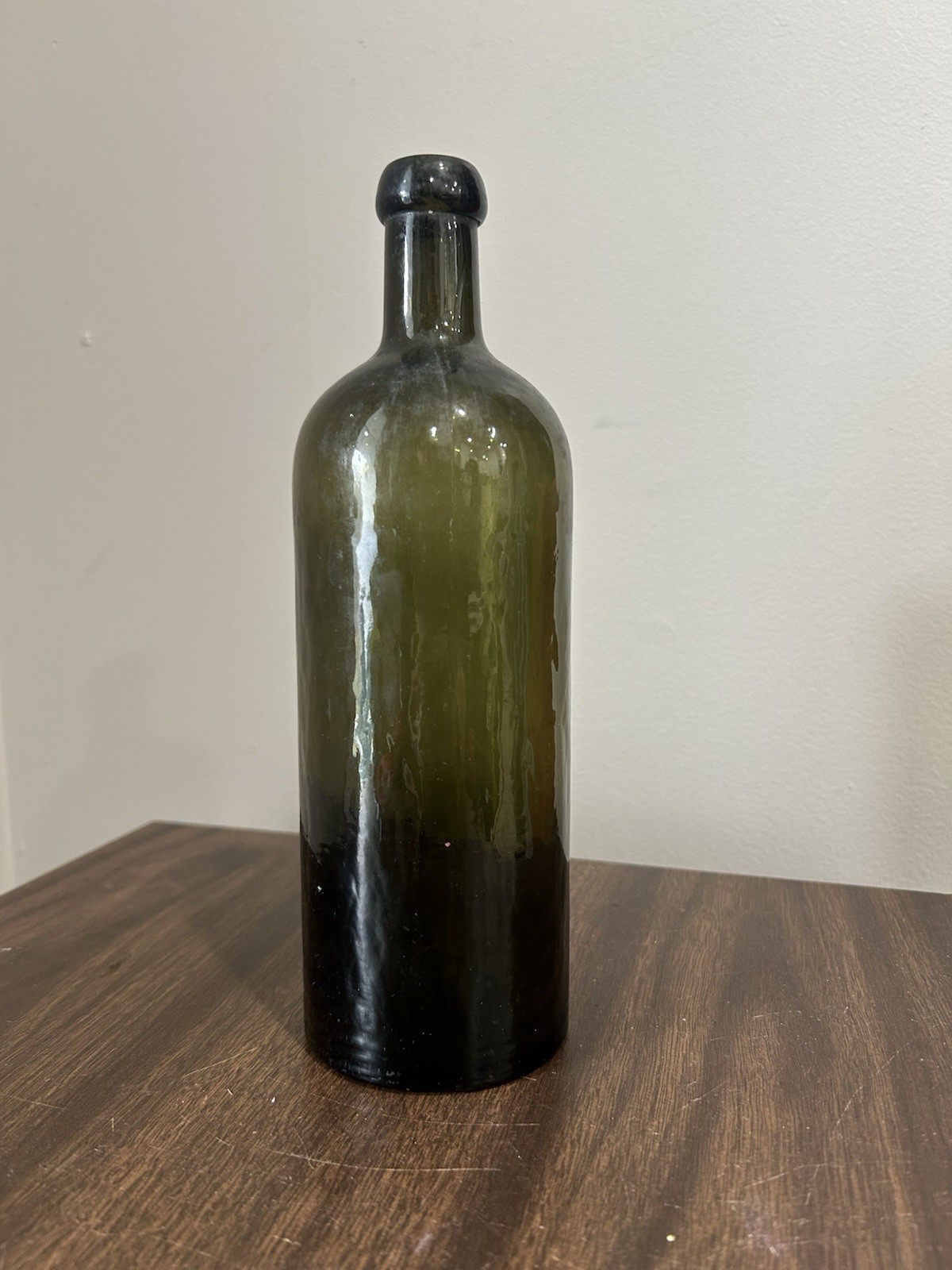 Antique Dark Olive Green HUNYADI JANOS Saxlehner’s Bitterquelle Bottle