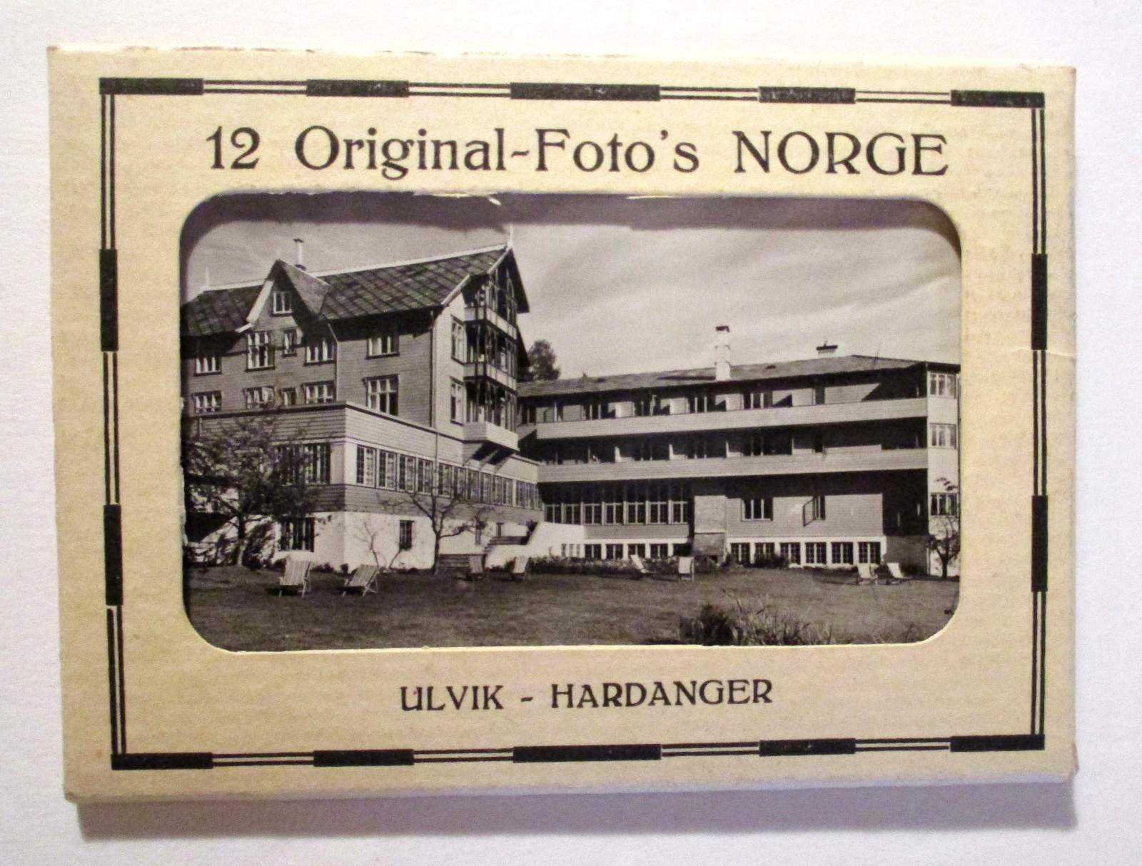 Norway 12 Small Original Photographs In Holder Ulvik Hardanger Norwegian Photos