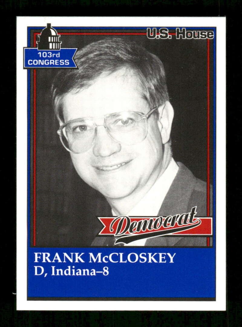 1993 National Education Association Congress D Indiana Frank McCloskey BXCP56