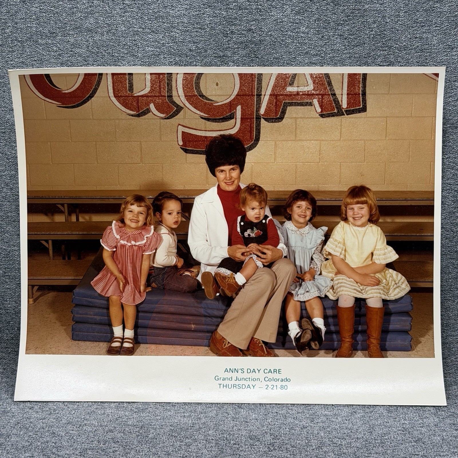 1980s Ann's Day Care Grand Junction CO Beehive Hairdo Kids Feb 21 Local History