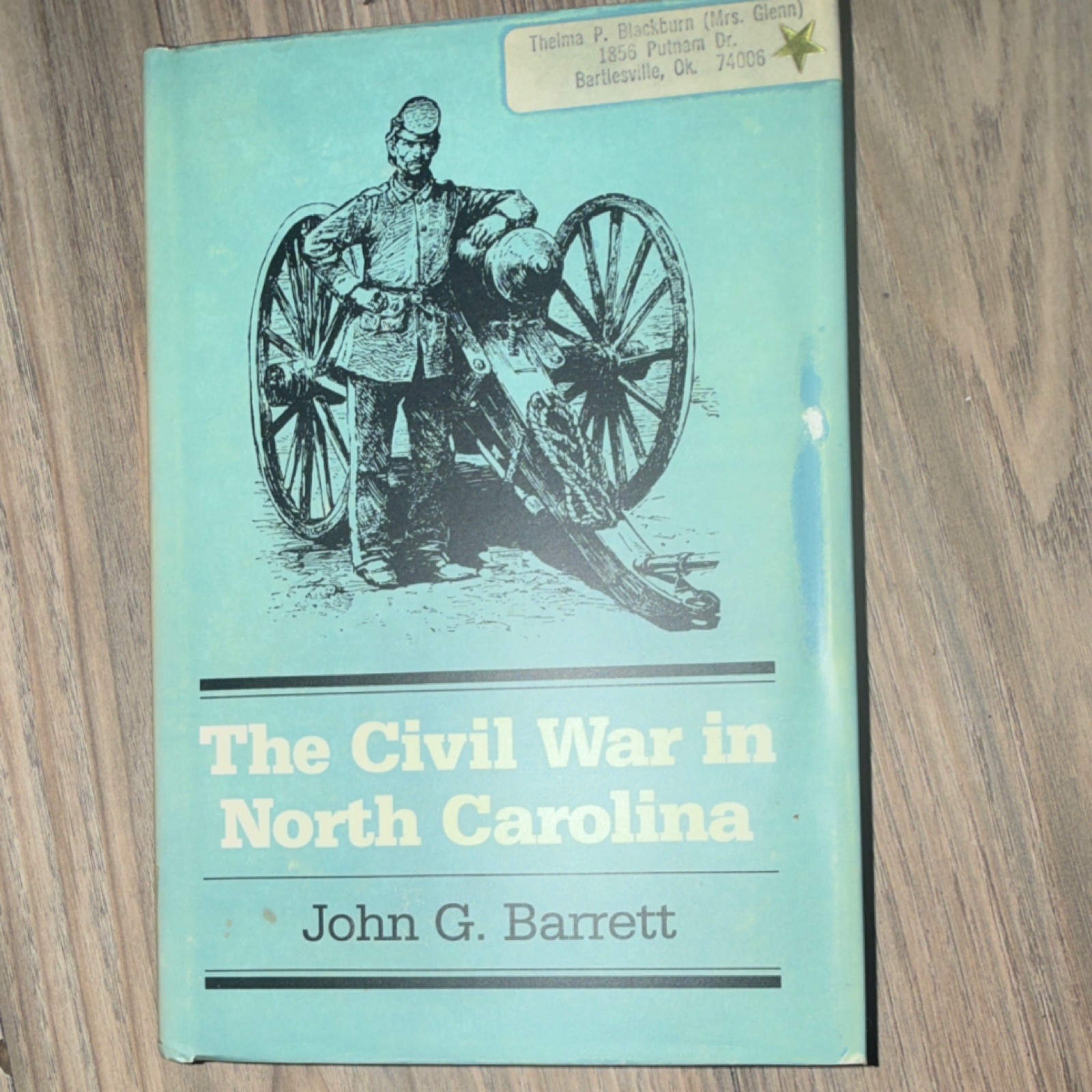 The Civil War in North Carolina Hardcover John G. Barrett UNC Press