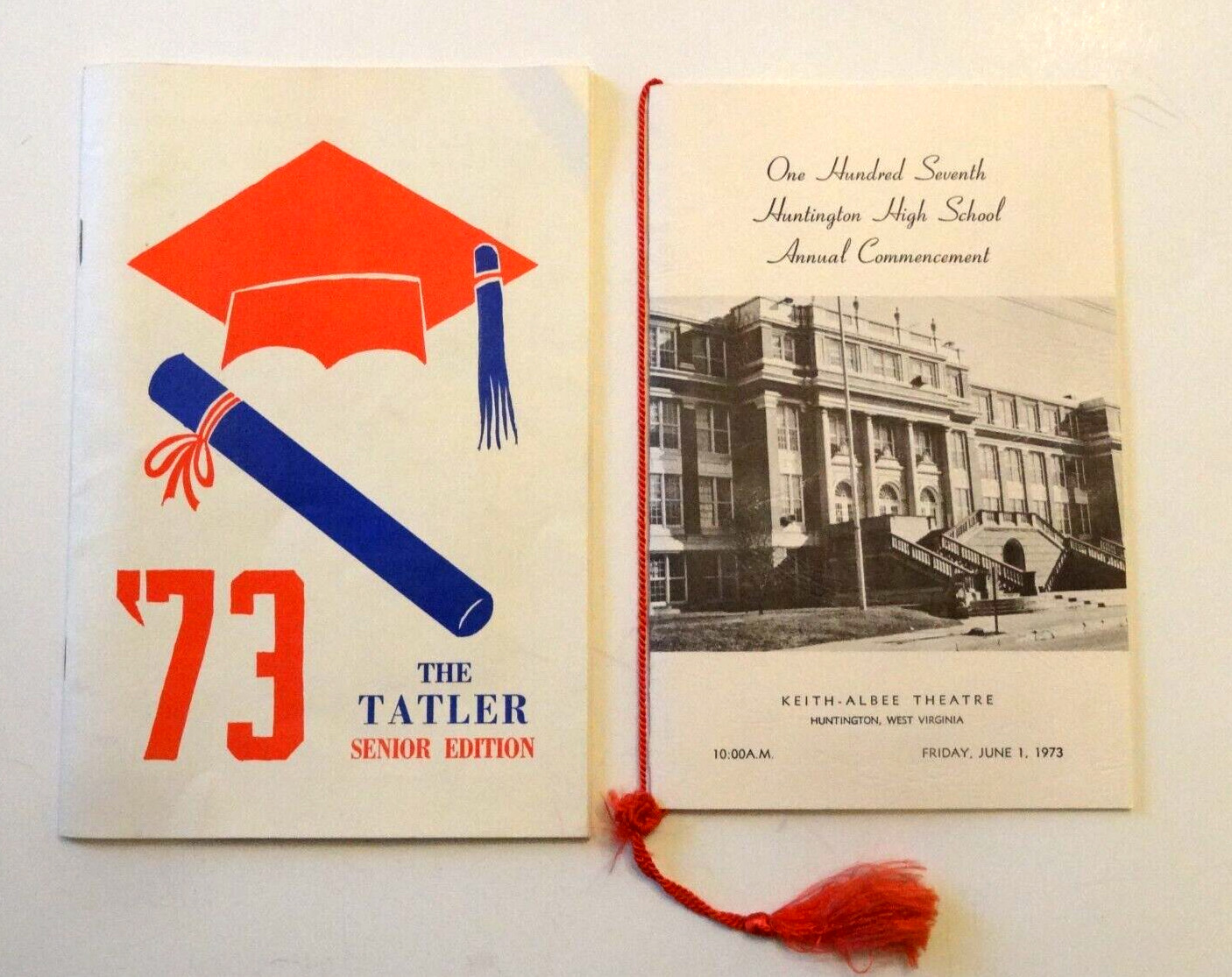 1973 Huntington High School WV Senior Edition The Tatler & Commencement Program 1973 Huntington High School WV Senior Edition The Tatler & Commencement Program