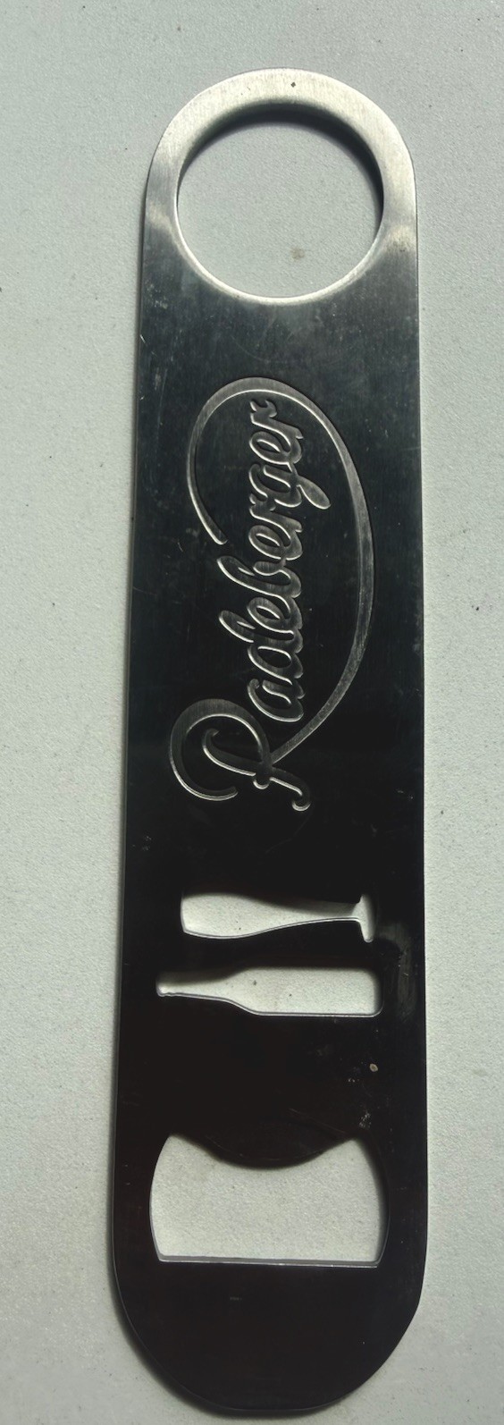 Radeberger Pilsner Bar Blade Bottle Opener 7” Stainless Steel Beer Advertising