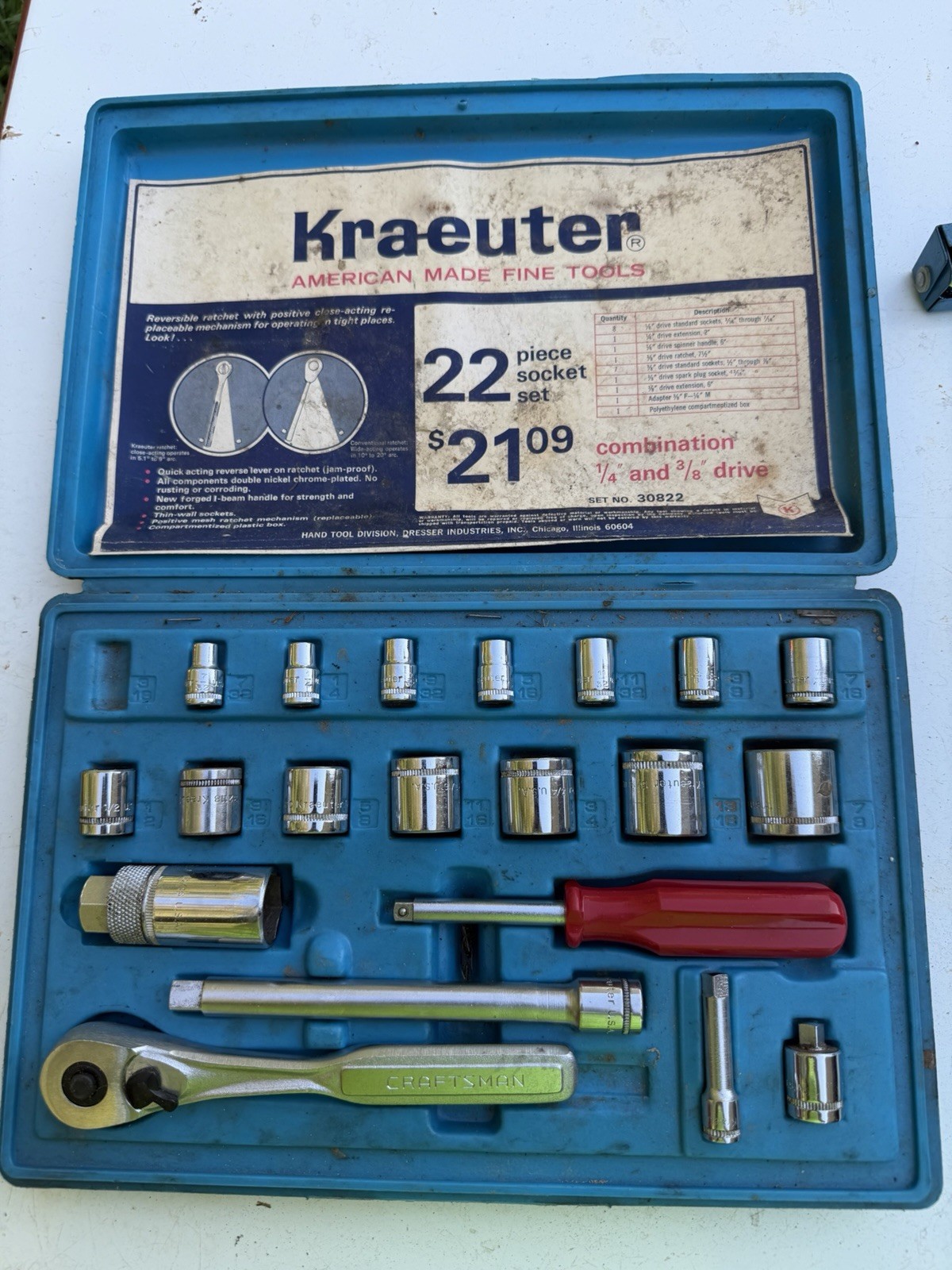 Vintage Kraeuter USA 3/8\