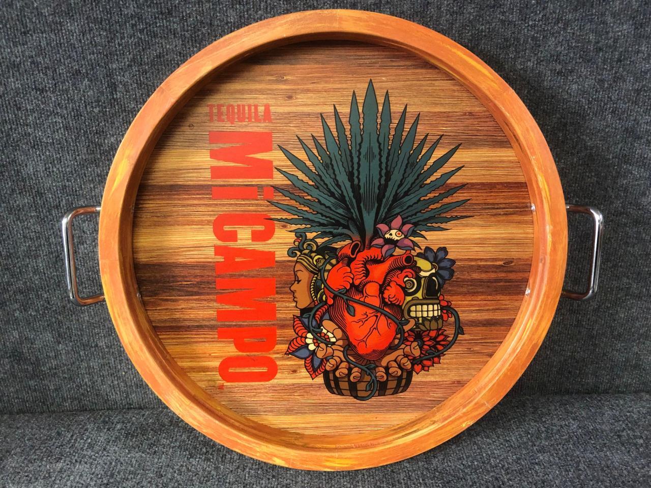 Mi Campo Tequila Advertising Barware 20\