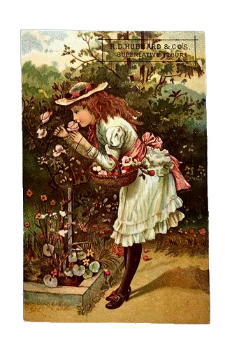 R. D. Hubbard & Co\'s Superlative Granulated Flour Trade Card, Kenny\'s & Roberts