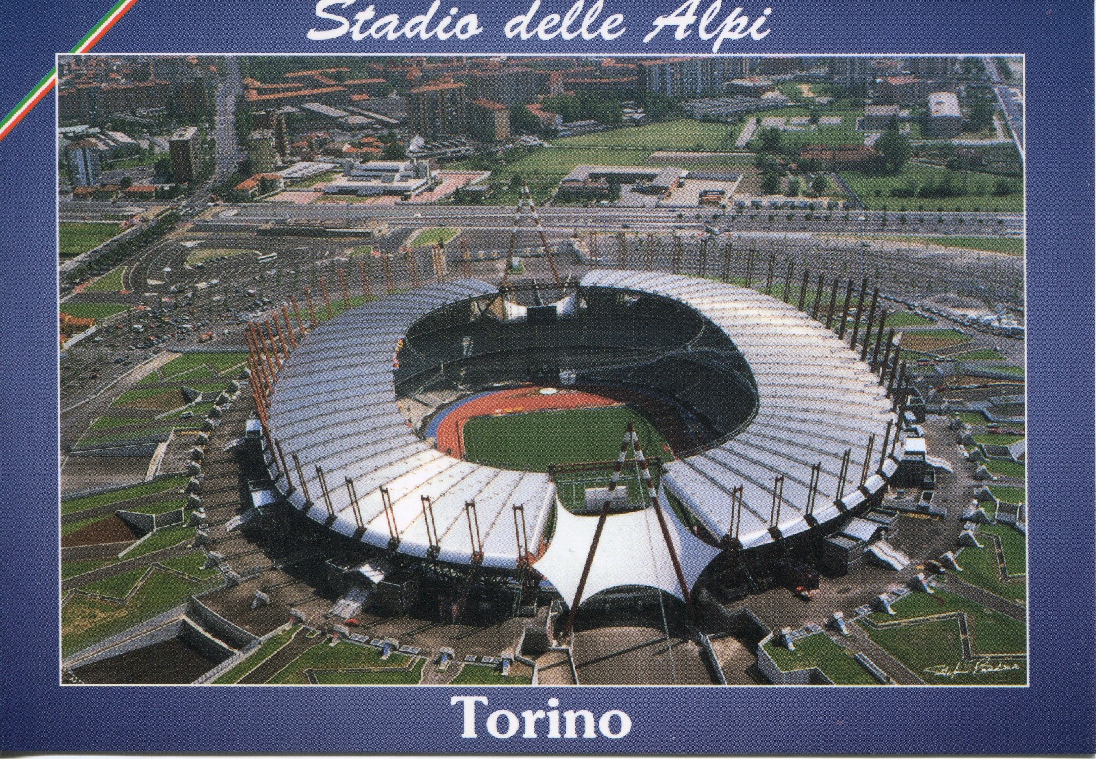 ITALY: Turin – Stadio delle Alpi Aerial View – Soccer Stadium
