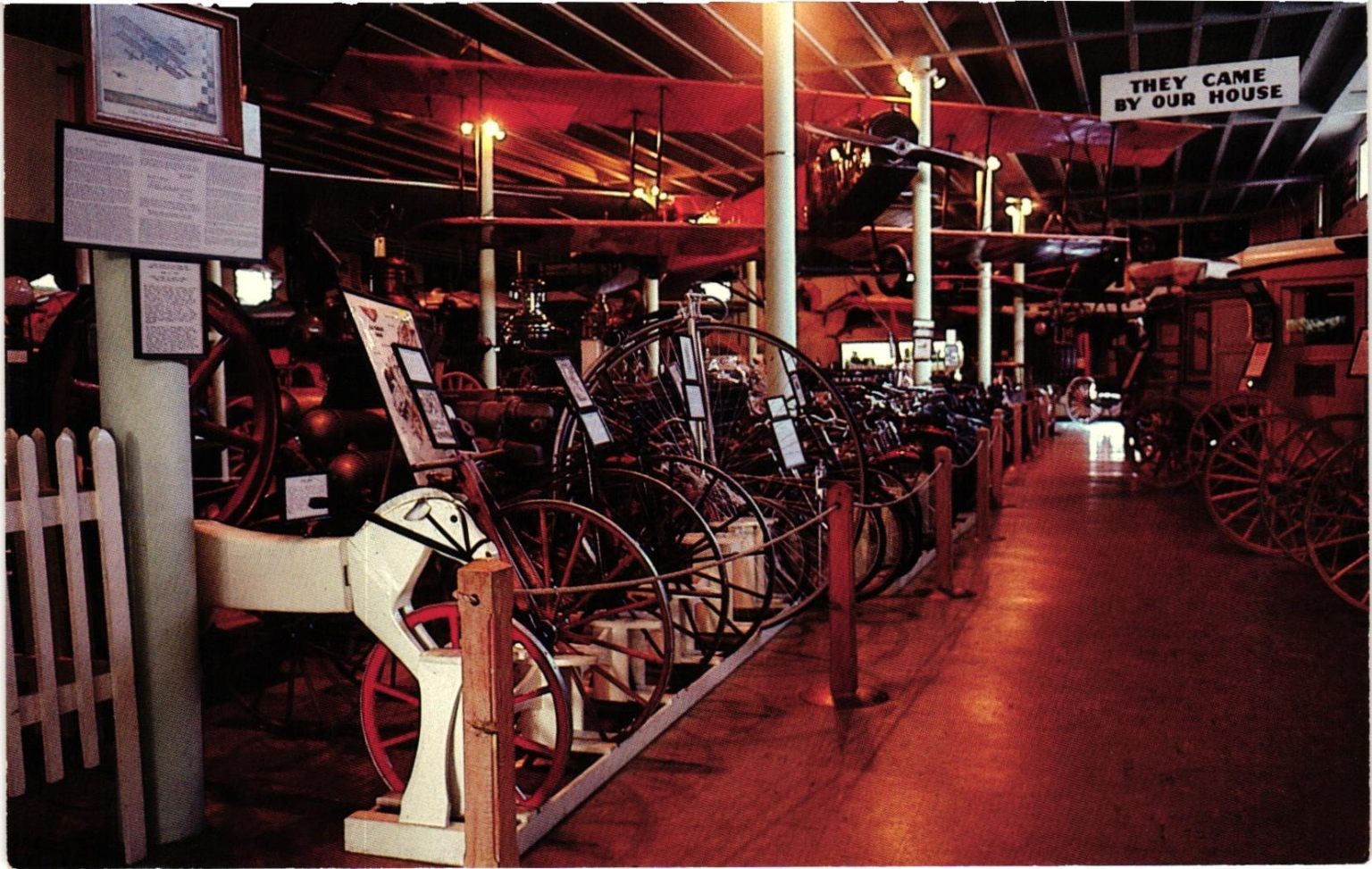 Harold Warp Pioneer Village Minden Nebraska Bicycles Motorcycles Postcard