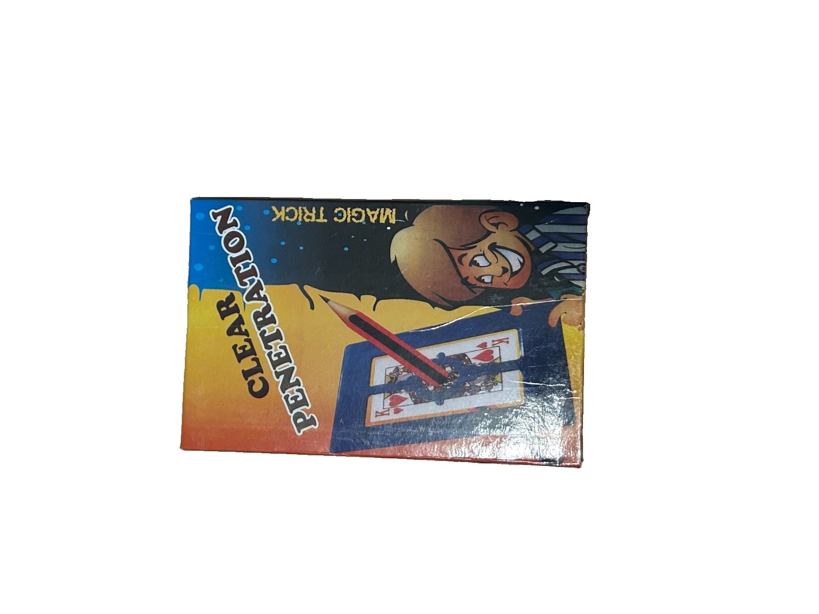 CLEAR PENETRATION FRAME PENCIL THRU PLASTIC GLASS Card Magic Trick Pen Close Up CLEAR PENETRATION FRAME PENCIL THRU PLASTIC GLASS Card Magic Trick Pen Close Up