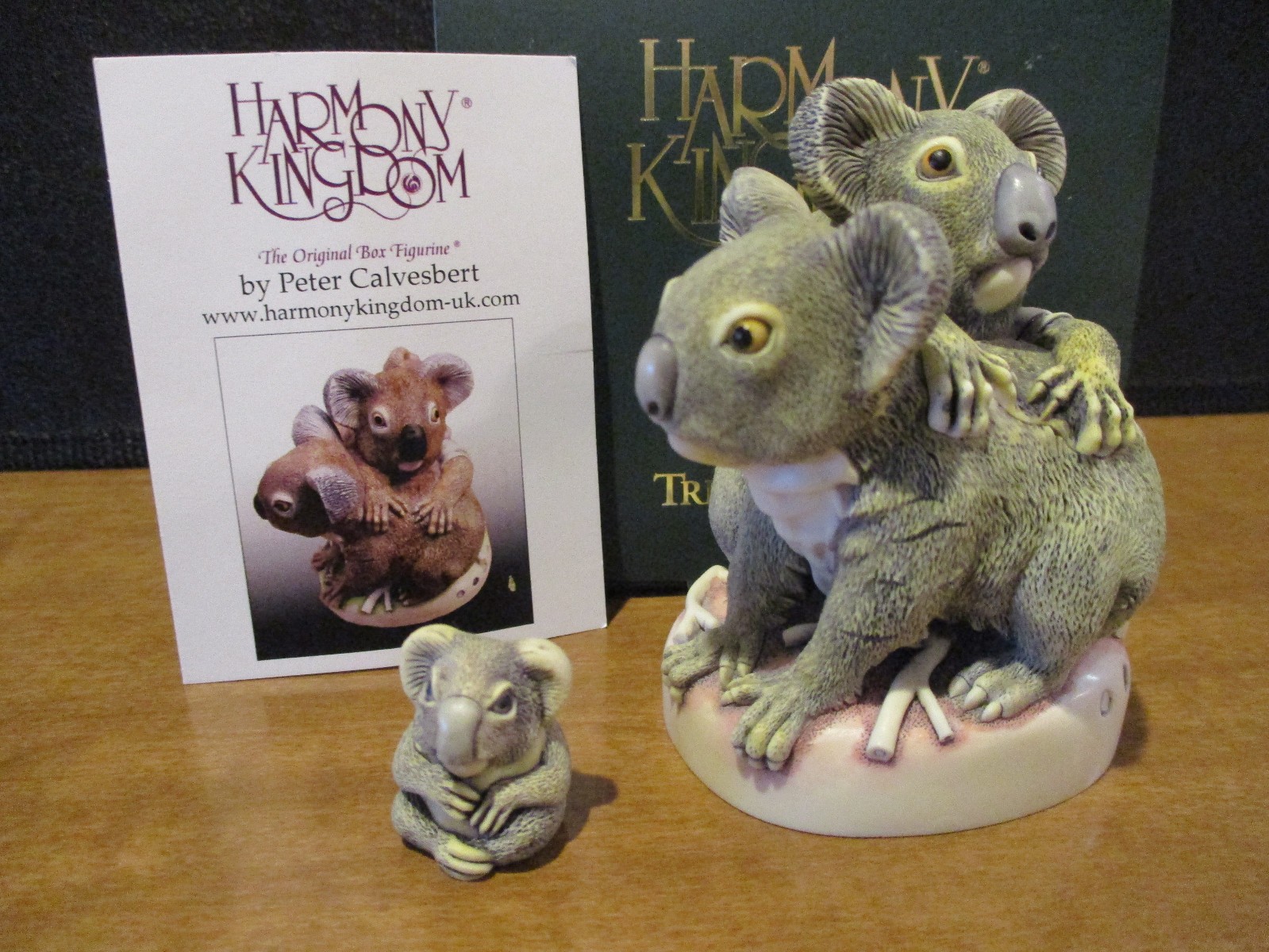 Harmony Kingdom Reunion Koala Bears UK Made Box Figurine LE 500 SGN RARE