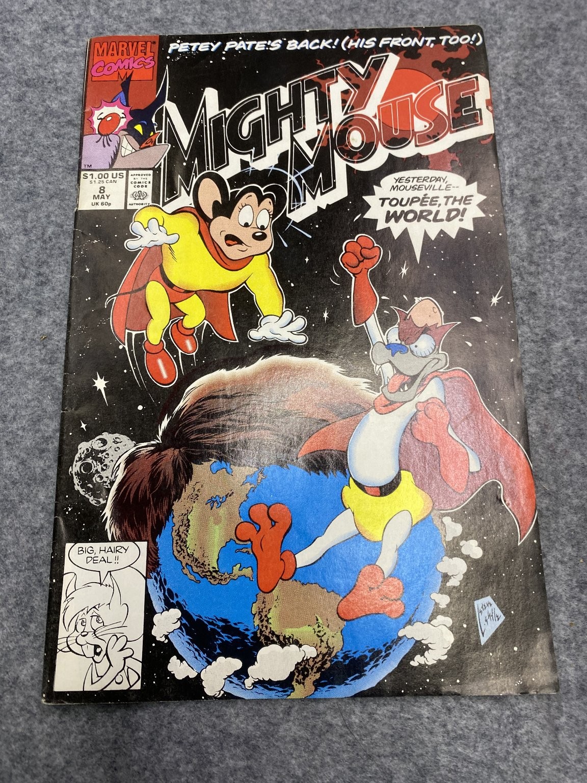 Mighty Mouse #8 Marvel Comic Book 1991