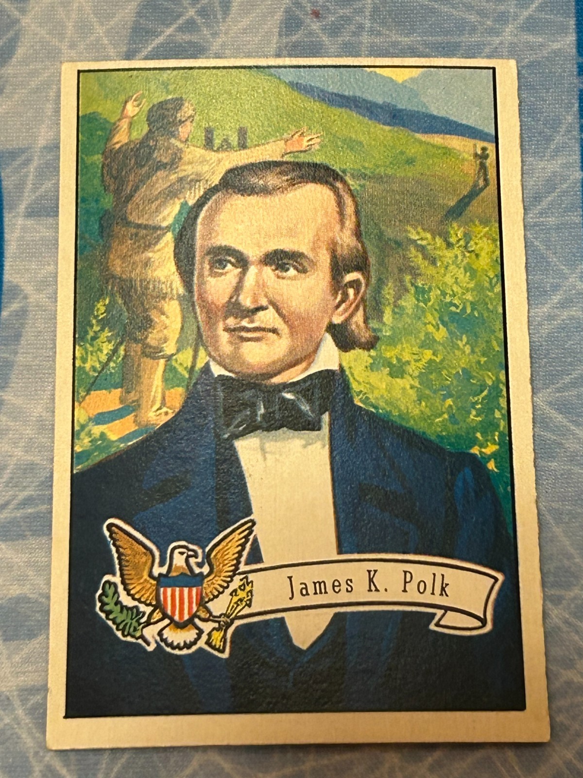 1956 Topps Bowman US Presidents #14 James K Polk NRMT @QQ07