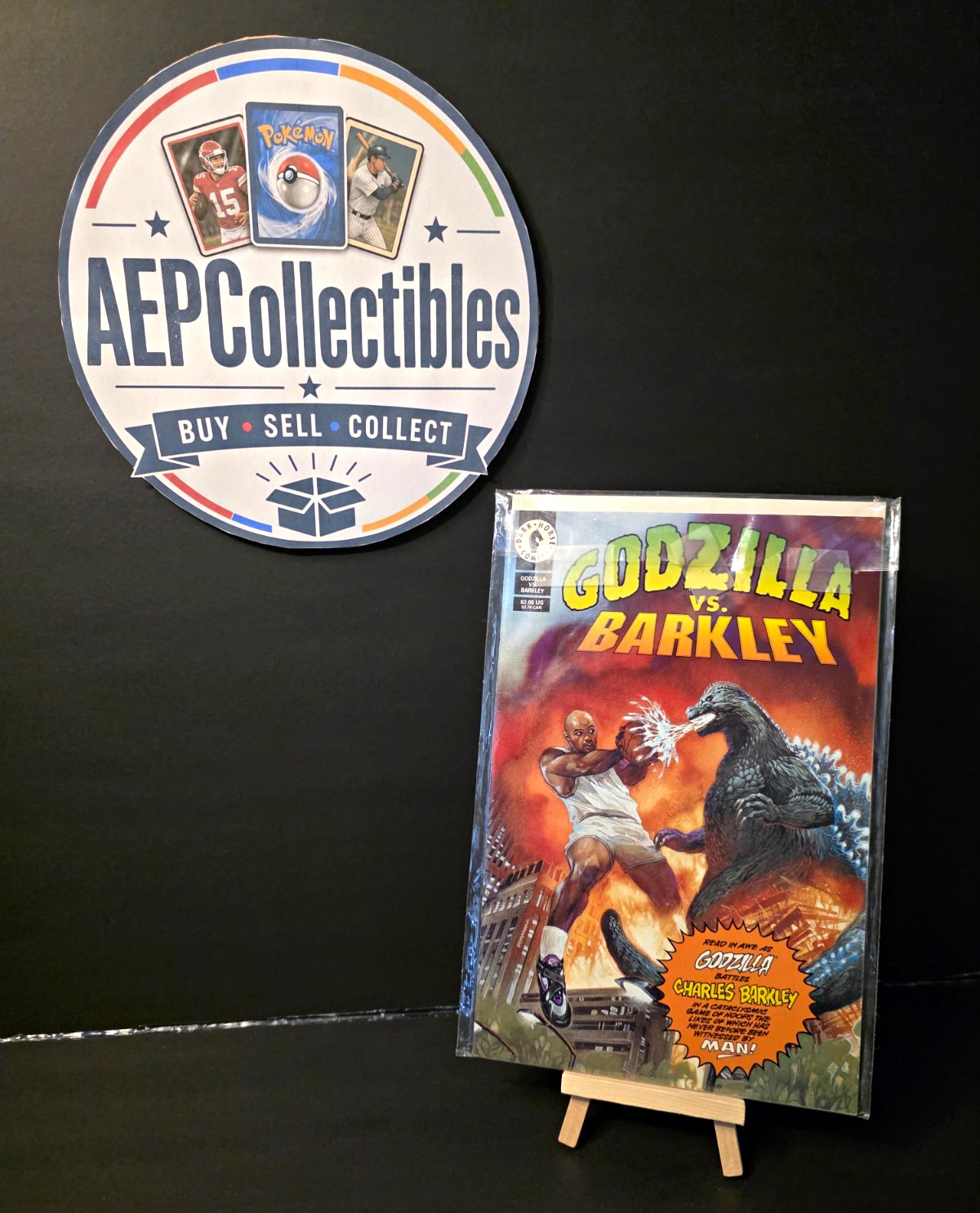 Godzilla vs. Barkley Comic Book by Dark Horse Comics December 1, 1993 Unopened Godzilla vs. Barkley Comic Book by Dark Horse Comics December 1, 1993 Unopened