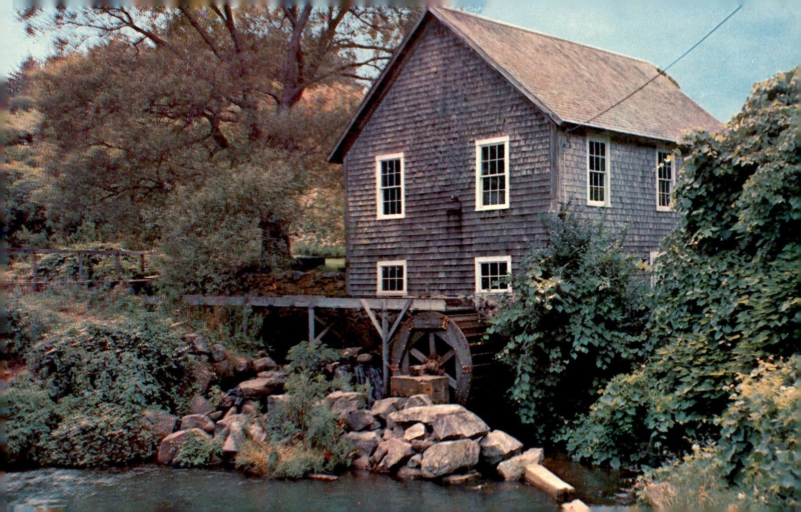 Old Mill at East Brewster, Cape Cod Postcard