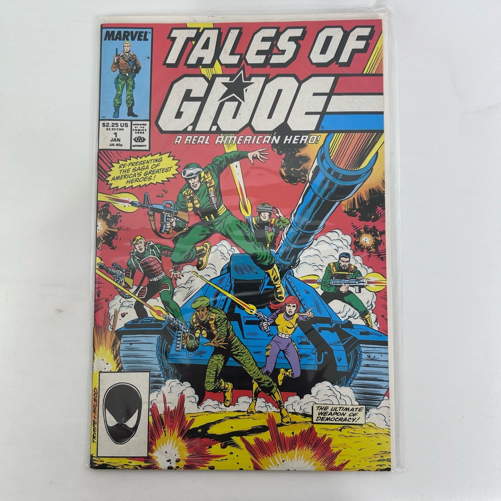 Tales Of G.I. Joe #1 Reprints Snake Eyes 1st Appearance Marvel Copper Age