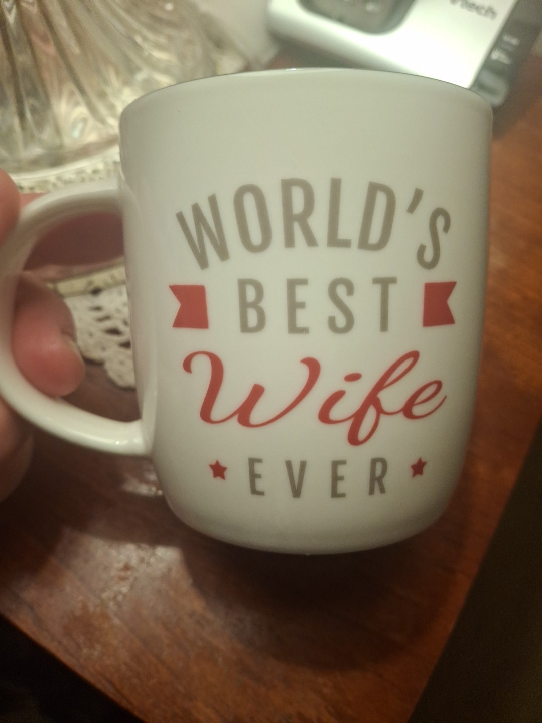 World's Best Wife Coffee Cup By Gifffted, triple Gifffted..
