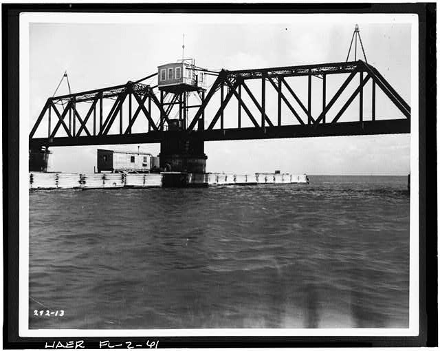 Photo:Marathon Florida Keys 1937 Seven Mile Bridge Draw Span Moser Channel