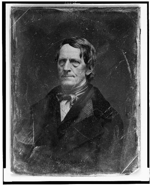 Photo:Unidentified Man Portrait 1840s-1850s Head and Shoulders