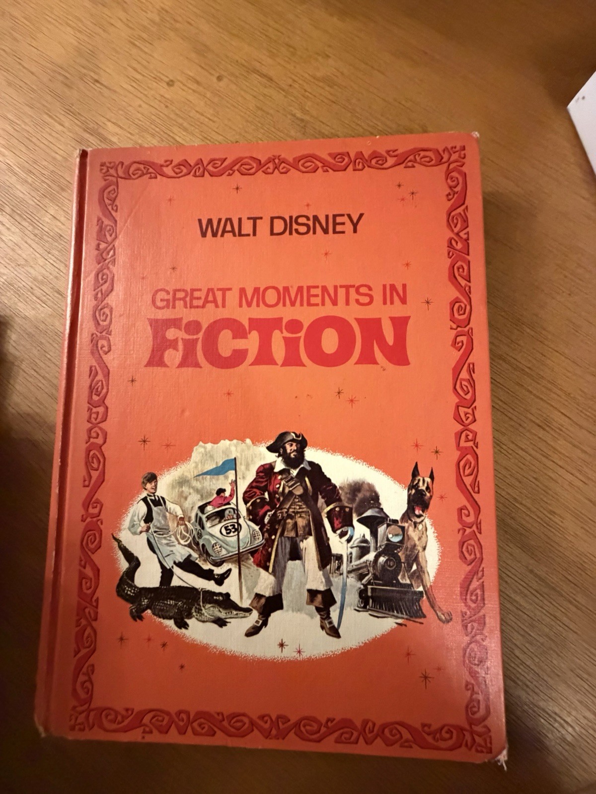 Walt Disney Great Moments in Fiction Golden Press Hardcover Book 1970