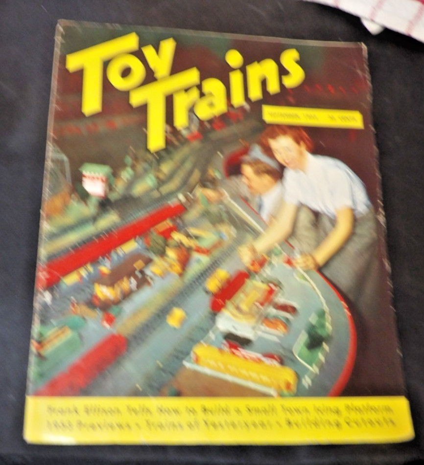 TOY TRAINS MAGAZINE--- September 1952-Neat Cover