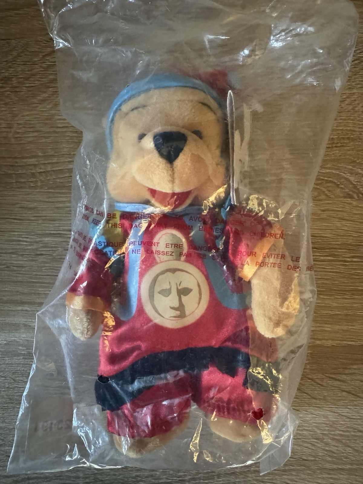 Five Vintage Winnie The Pooh Feng Shui Plush Still Sealed Dolls 