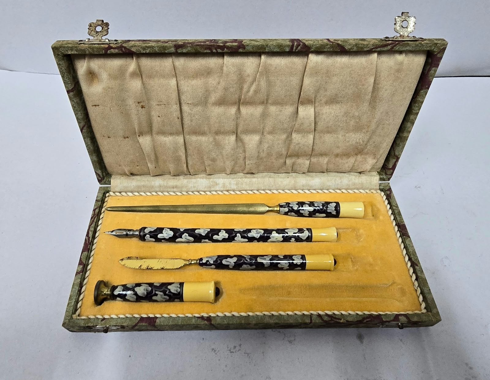 Antique German Writing Set Circa 1900 Bakelite Vintage Rare Collectible