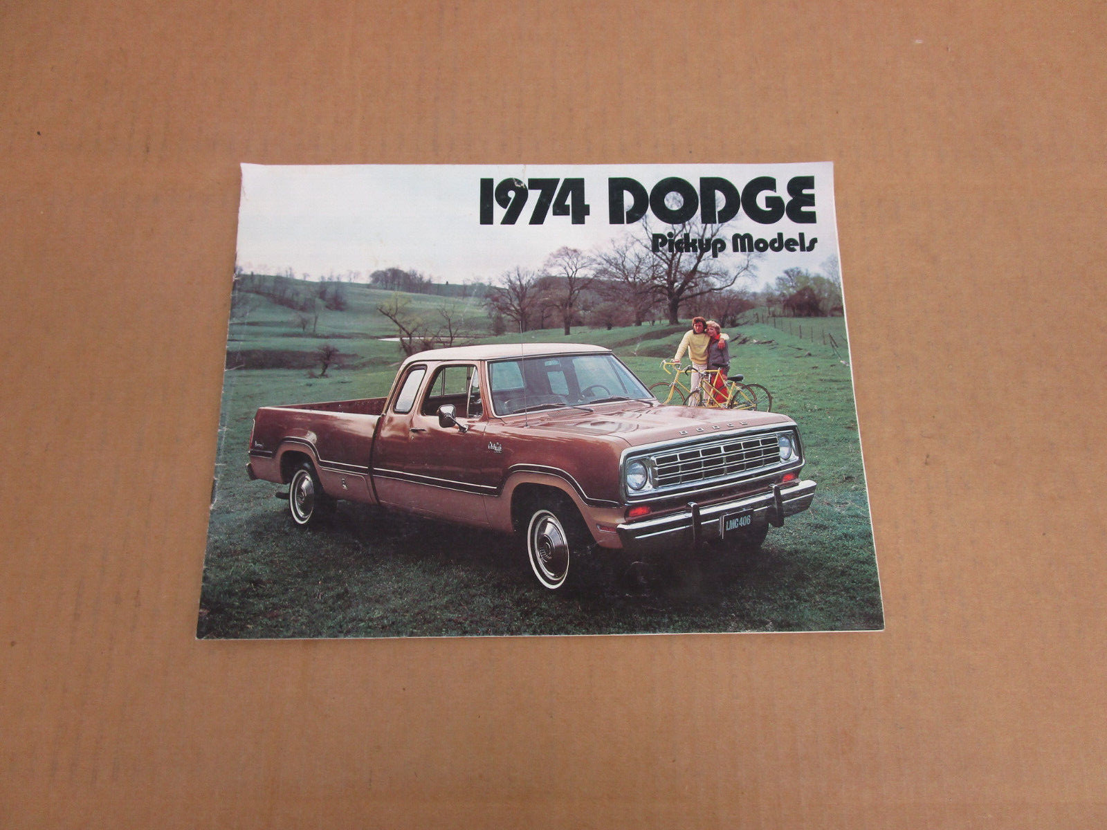 1974 Dodge pickup truck D100 D200 D300 sales brochure 16 pg dealer literature