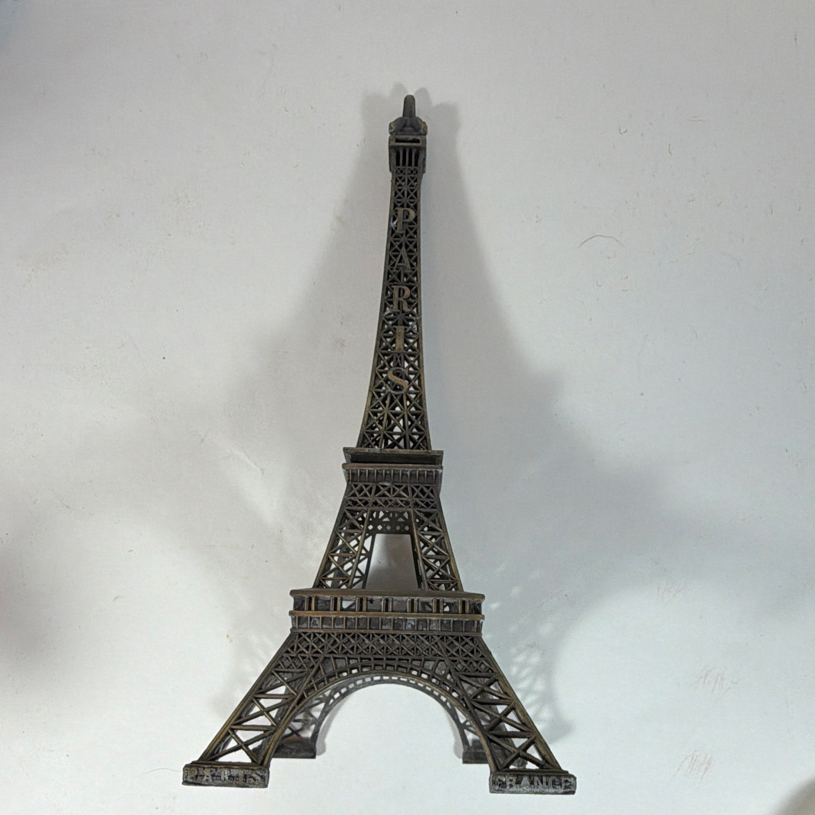 Vintage Eiffel Tower Copper Tone Metal