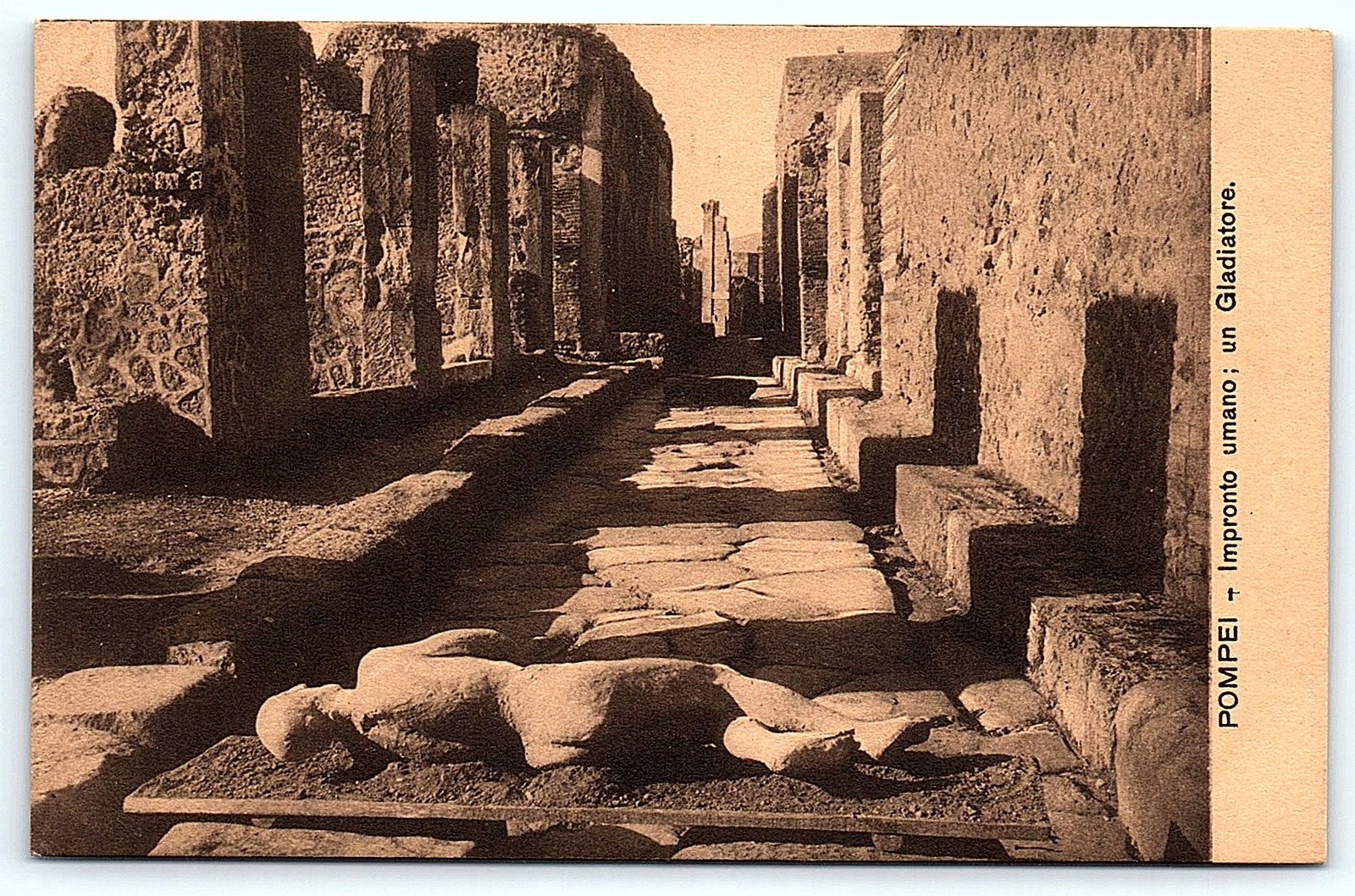 Postcard of Pompeii: 