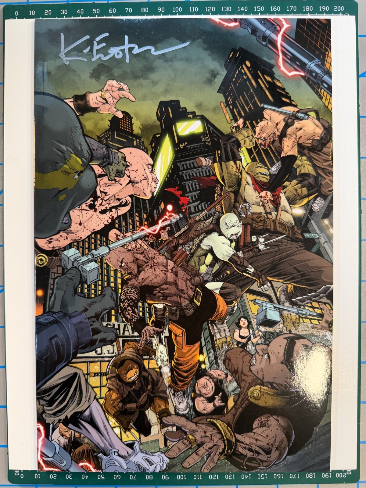 TMNT The Last Ronin II Re Evolution #2 (2024) RE Virgin Variant SIGNED Eastman