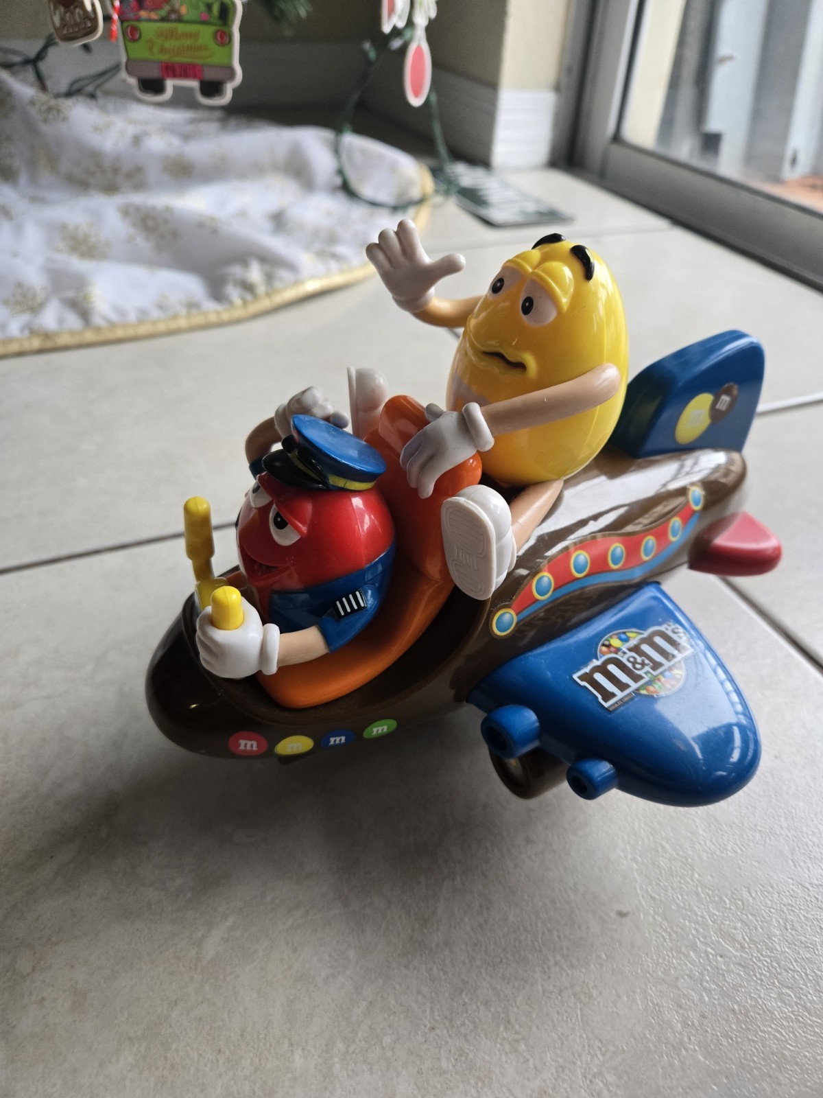 m&m's Vintage Chocolate Dispenser Figure Jumbo Jet Plane M&M's Corporate Item