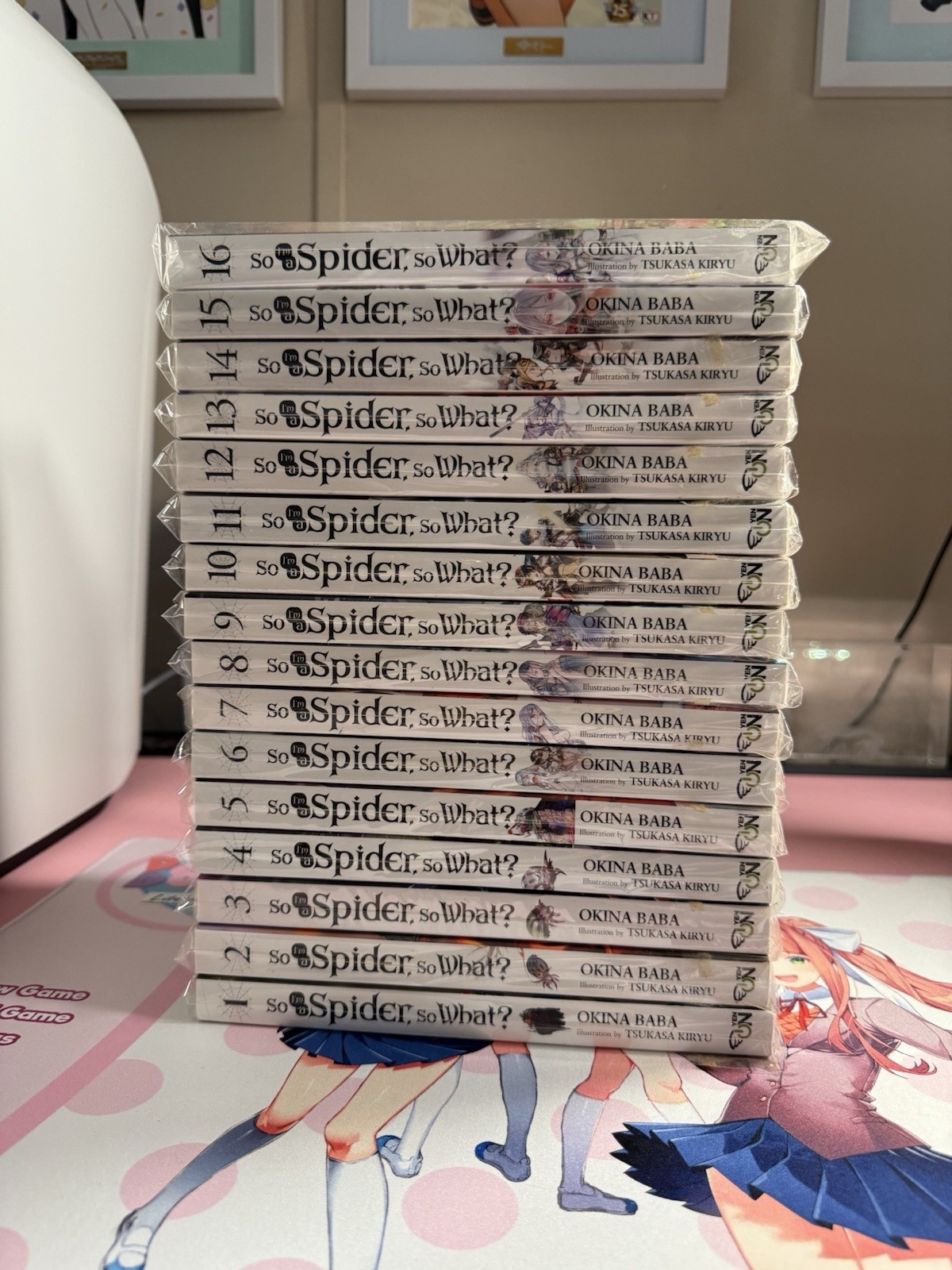 So I\'m a Spider, So What? Vol. 1-16 Complete Series Light Novel by Okina Baba So I\'m a Spider, So What? Vol. 1-16 Complete Series Light Novel by Okina Baba