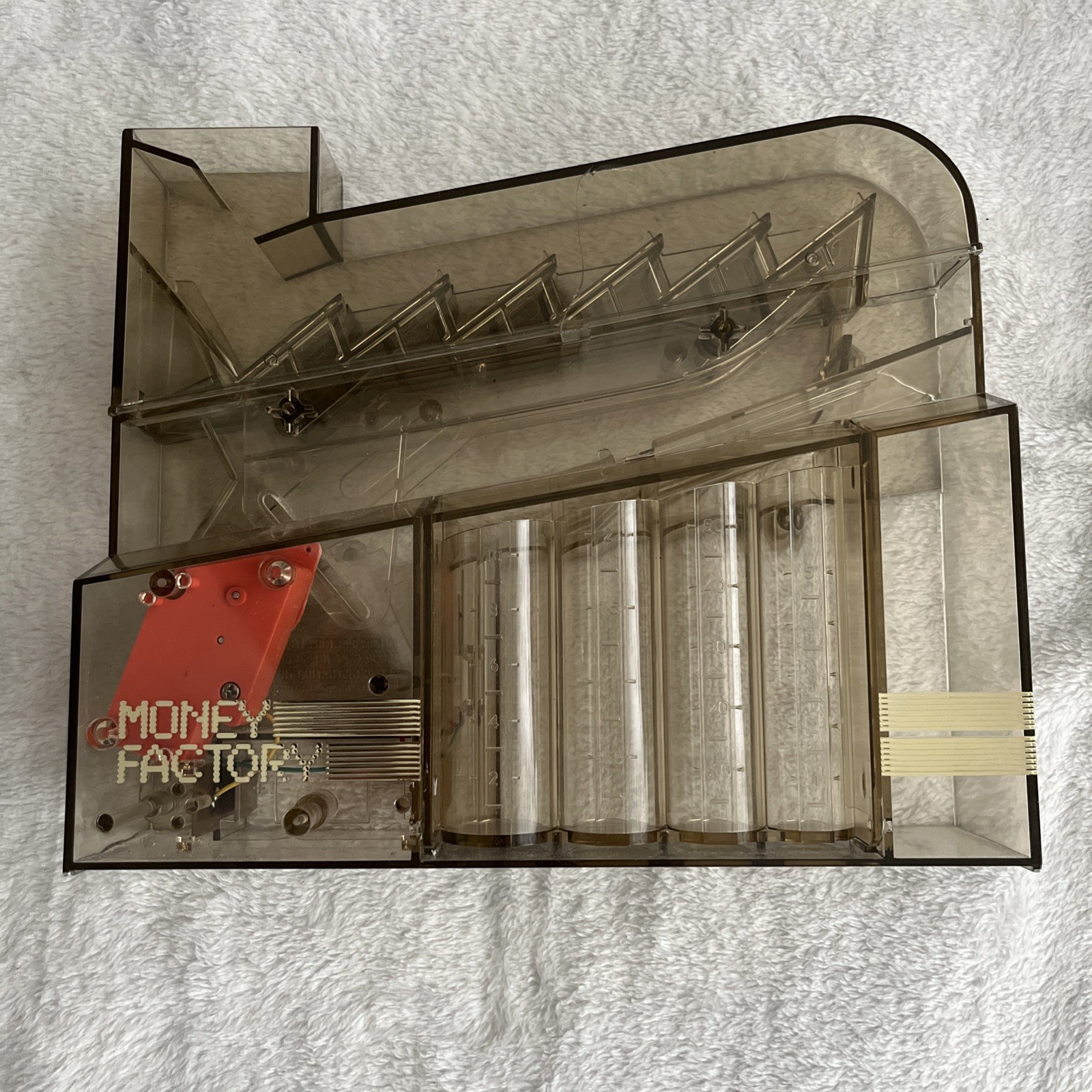 Vintage 1985 Money Factory 3600 Motorized Coin Bank MAG-NIF Toy Bank Used (READ)
