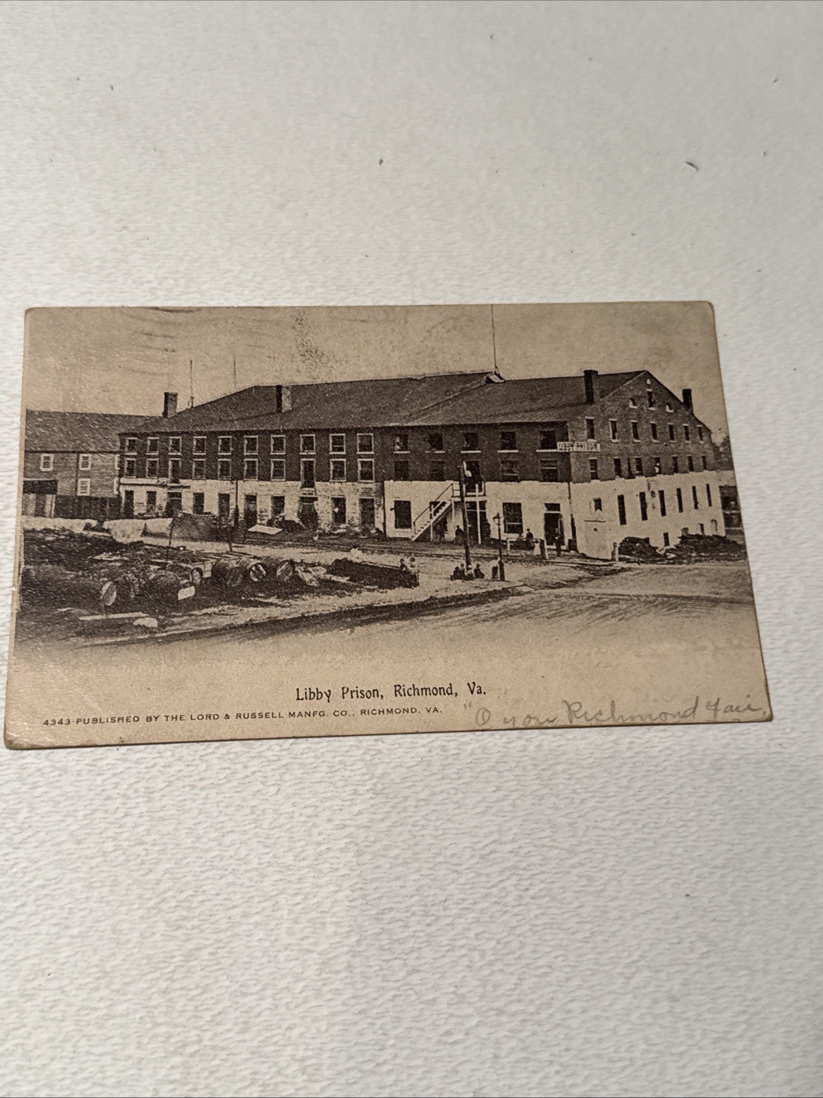 Antique Postcard Civil War Libby Prison Richmond VA Christo Cola Early Soda Antique Postcard Civil War Libby Prison Richmond VA Christo Cola Early Soda