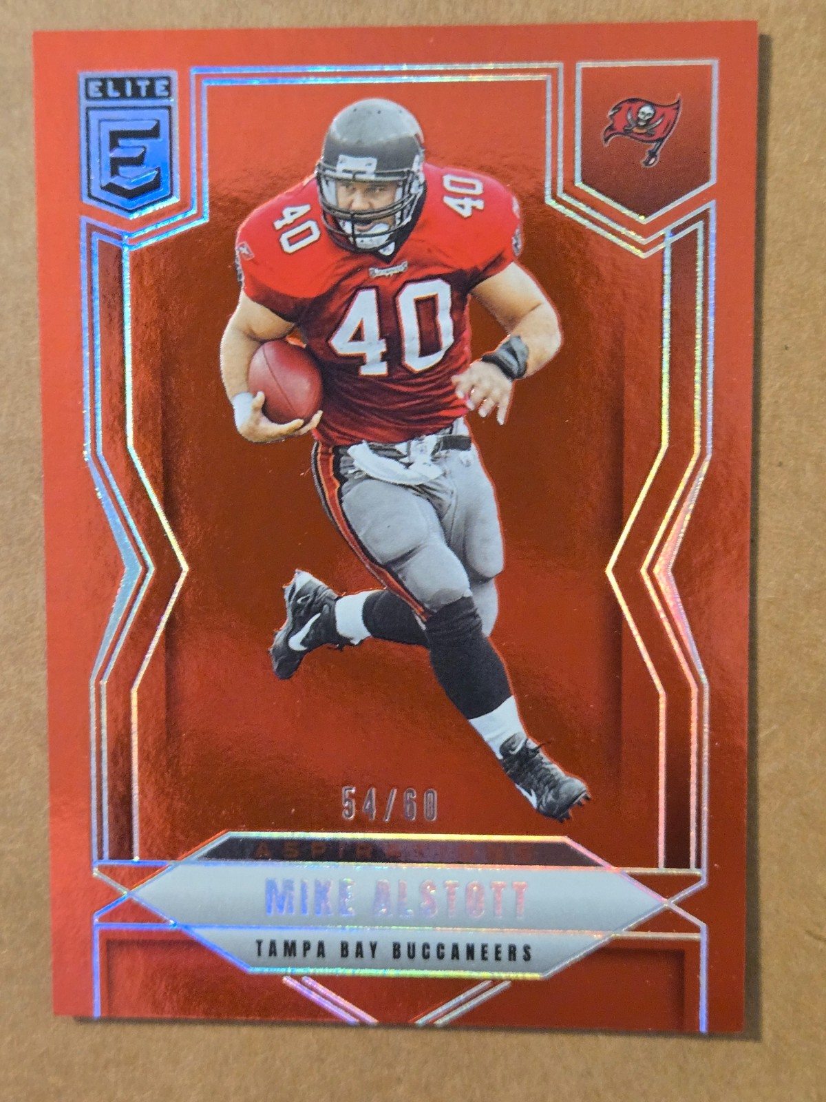 2025 Panini Donruss Elite - Mike Alstott #51 Aspirations 54/60 COLOR MATCH