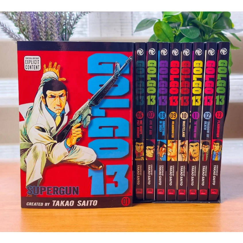 Golgo 13 Manga Complete Set Vol. 1-13 English Version Comic book DHL