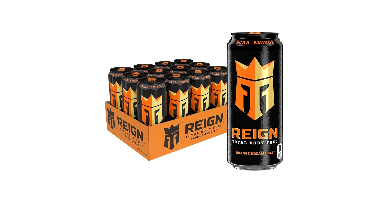 Reign Total Body Fuel,Orange Dreamsicle,Fitness & Performance Drink,(pack of 12)