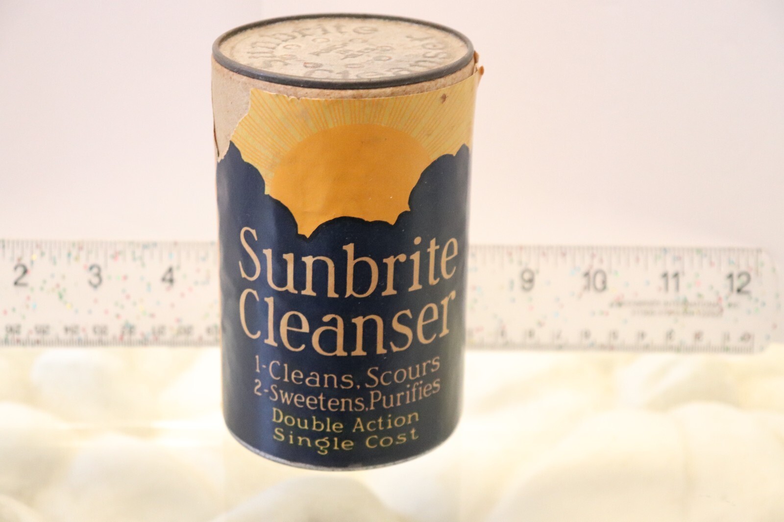 vintage SunBright cleanser, made by swift and co, un opened.