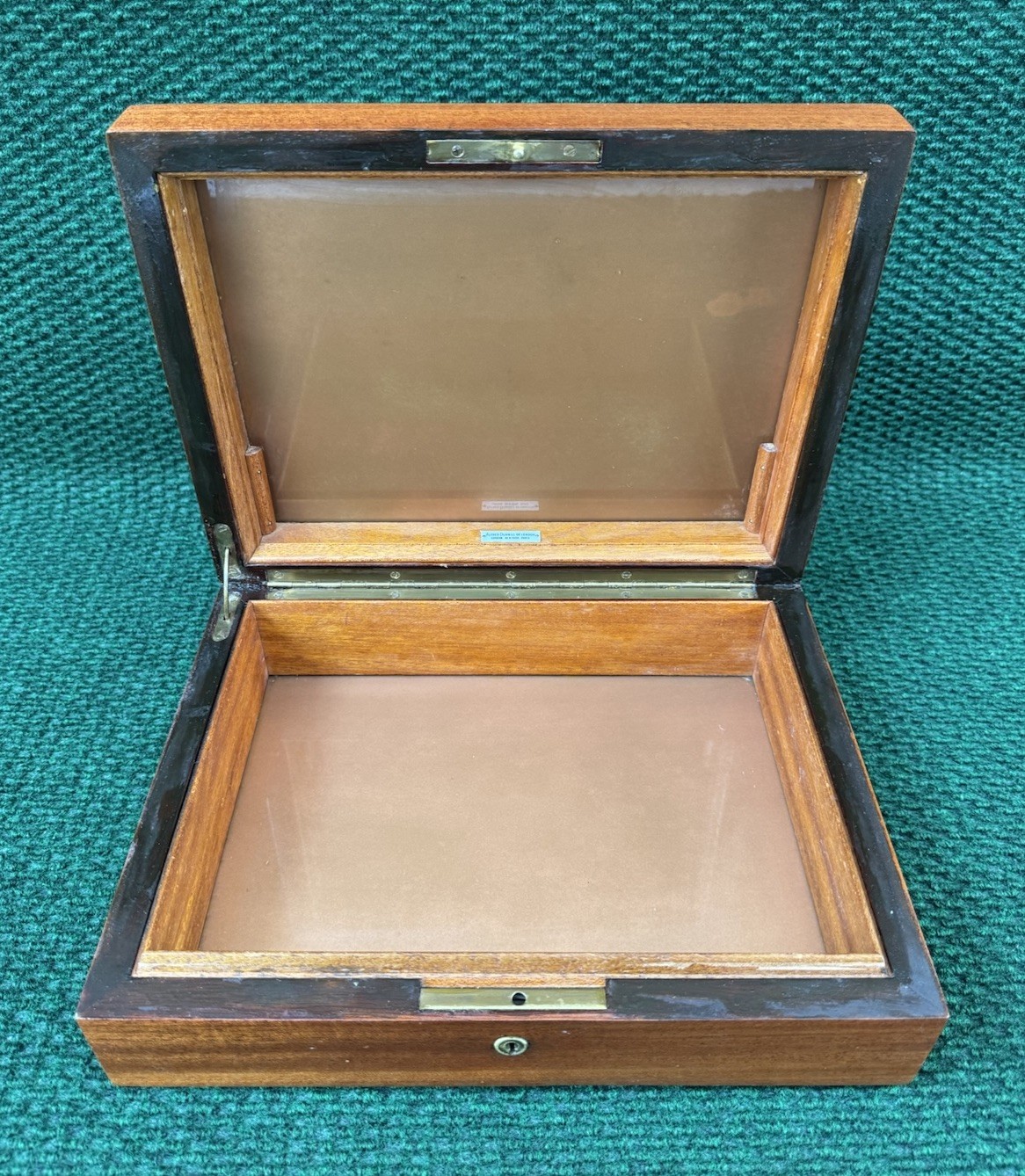 Vintage Alfred DUNHILL Humidor, Luxury Cigar Box w/Glass Liner