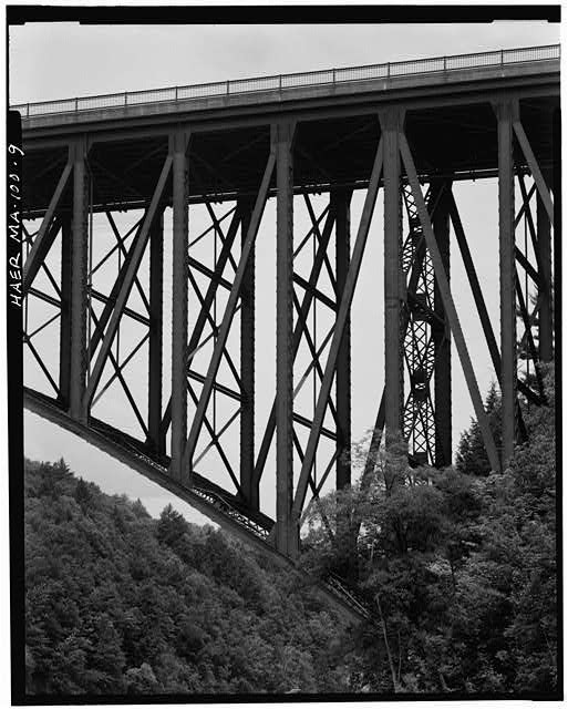Erving Massachusetts French King Bridge 1900s Connecticut River Truss Span