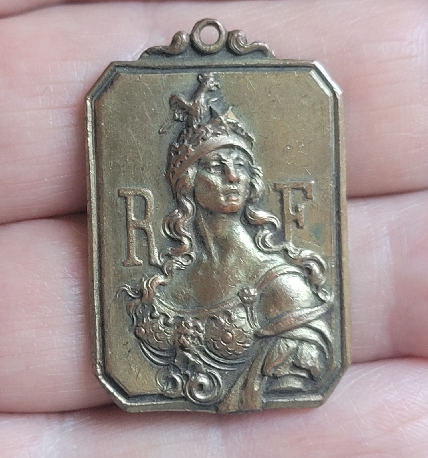 1919 French Army Band Veterans Medaille D\'Honneur Souvenir Medal By G Fiaccarini
