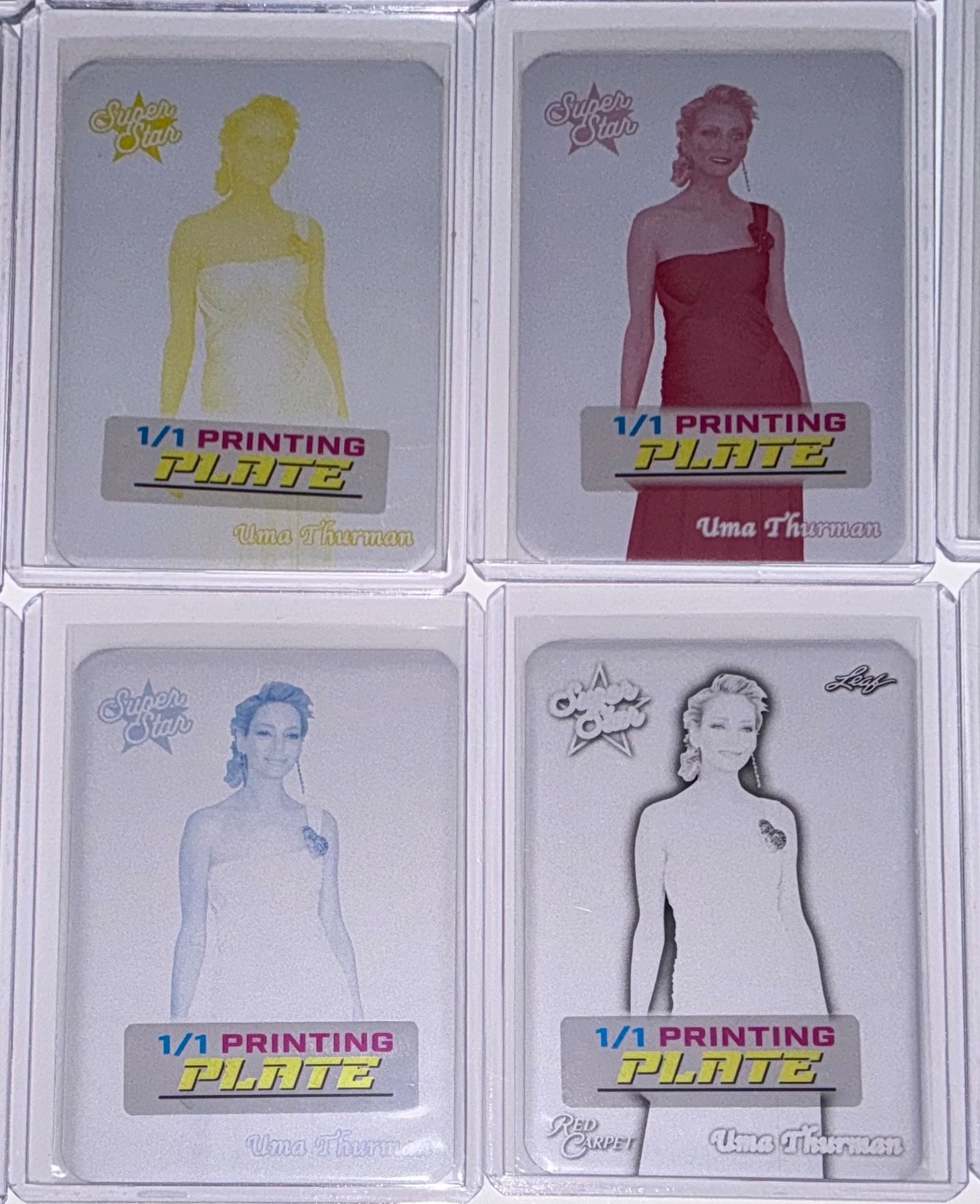 2025 Leaf Red Carpet Uma Thurman Super Star Printing Plate 1/1 Set
