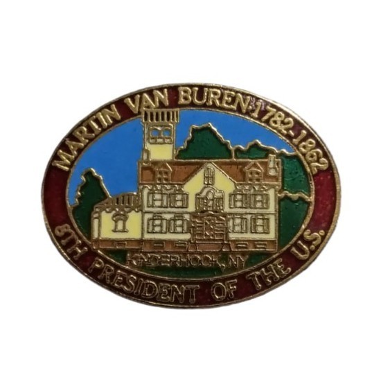 Martin Van Buren National Historic Site Scenic Travel Souvenir Pin